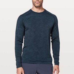 Lululemon Metal Vent Tech Long Sleeve (Mineral Blue / Nautical Navy)